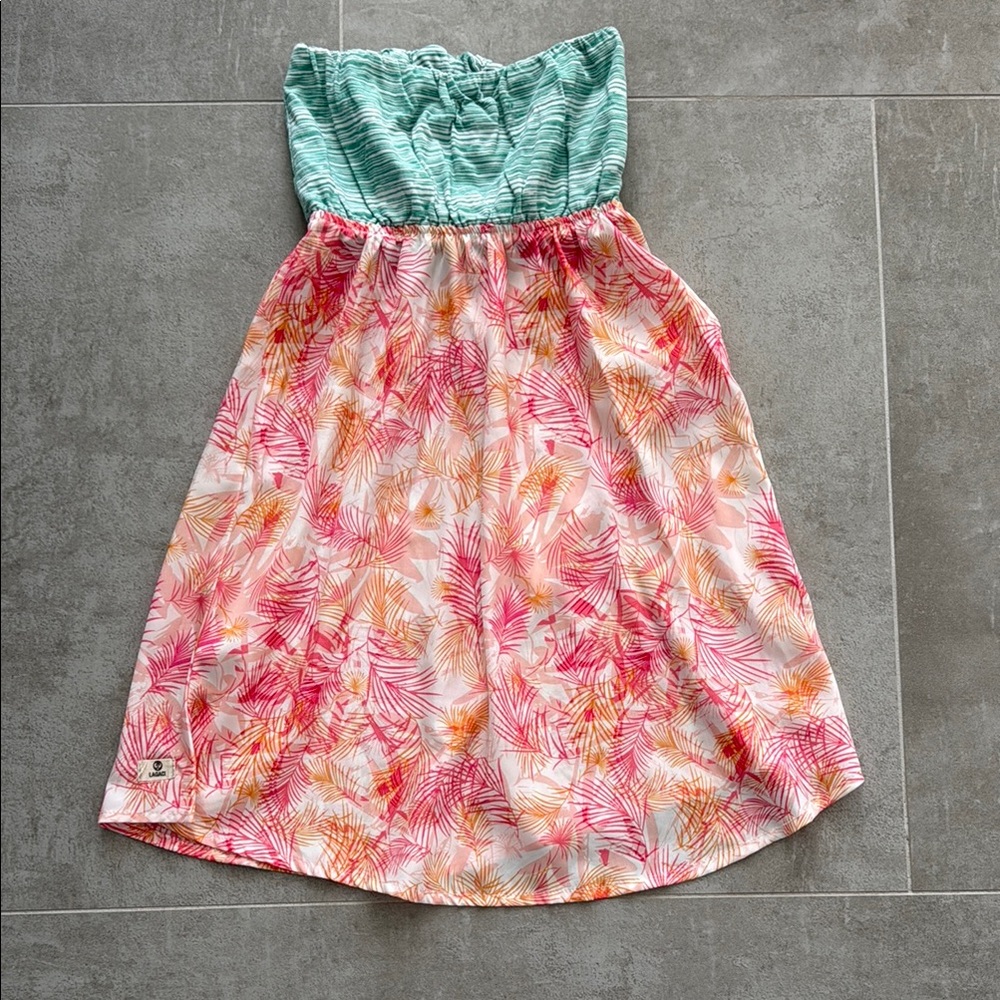 Tropical Print Dress